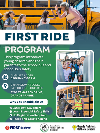 Picture of a school bus with students
