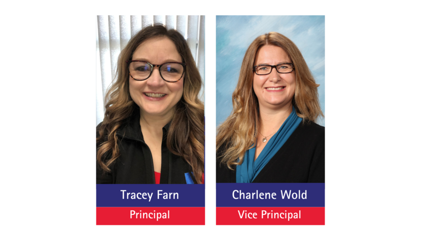 Pictures of Tracey Farn Principal and Charlene Wold Vice Principal